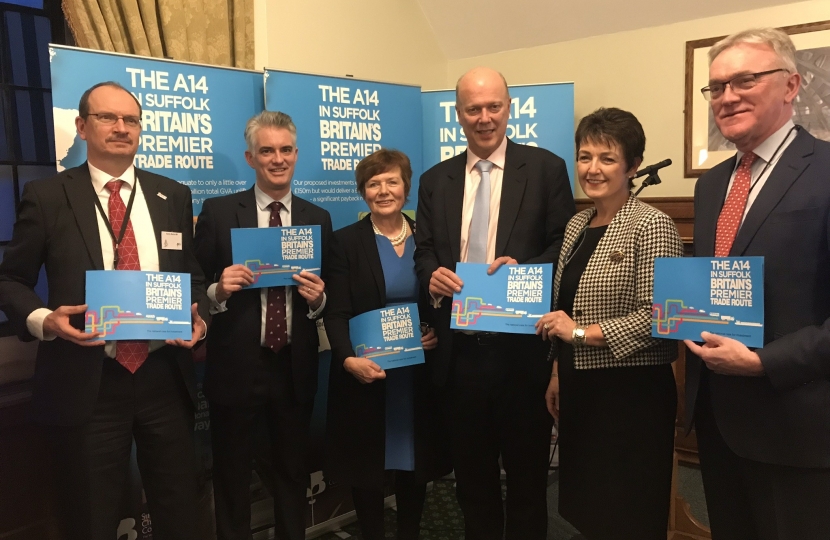 Jo Churchill MP at A14 Event