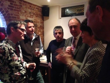 Jo talking attendees of BID EGM